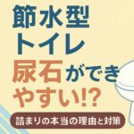 節水型トイレで詰まりやすい!? 尿石ができる本当の理由と対策とは